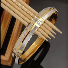 Casual Design Gold Silver Men Kada