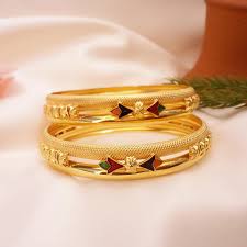 Gold Kada Bangles