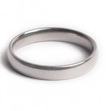High Polish Regular Wear Unisex Silver Finger Ring Band